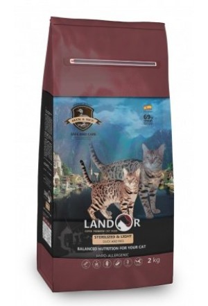 Сухой корм Ландор для кастрированных кошек и котов купить в Краснодаре с доставкой на дом