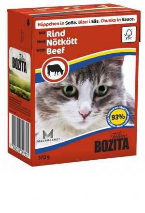 Консервы бозита для кошек соус с говядиной