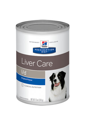 Лечебный корм Hills l/d для собак при заболеваниях печени, пироплазмозе.
