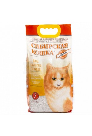 Купить комкующийся наполнитель Сибирская кошка оптима в Краснодаре