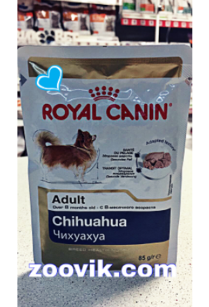 Влажный корм Роял Канин для собак породы чихуахуа в возрасте с 8 месяцев. 12 шт в упаковке. 