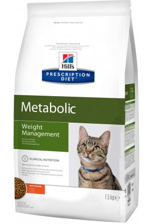 Лечебный диетический корм Хиллс метаболик для кошек купить в Краснодаре